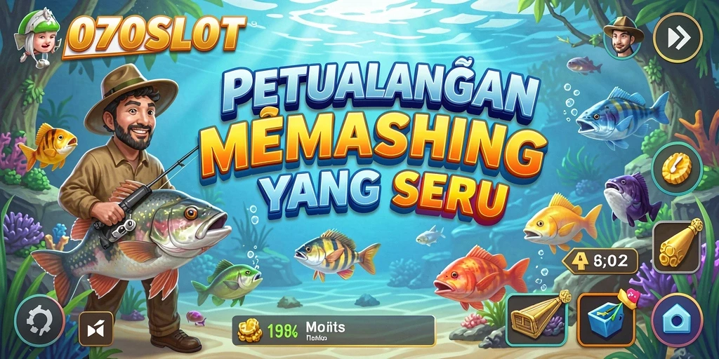 Screenshot gameplay 070SLOT menampilkan serunya pengalaman memancing.