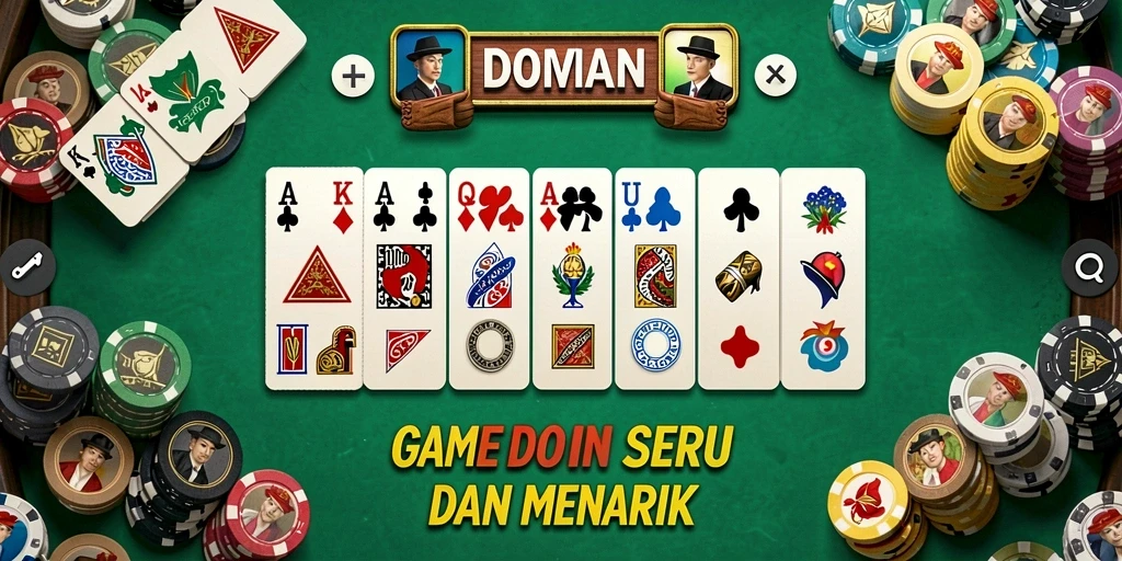 Gameplay seru dan menantang dalam game Domino 66D.