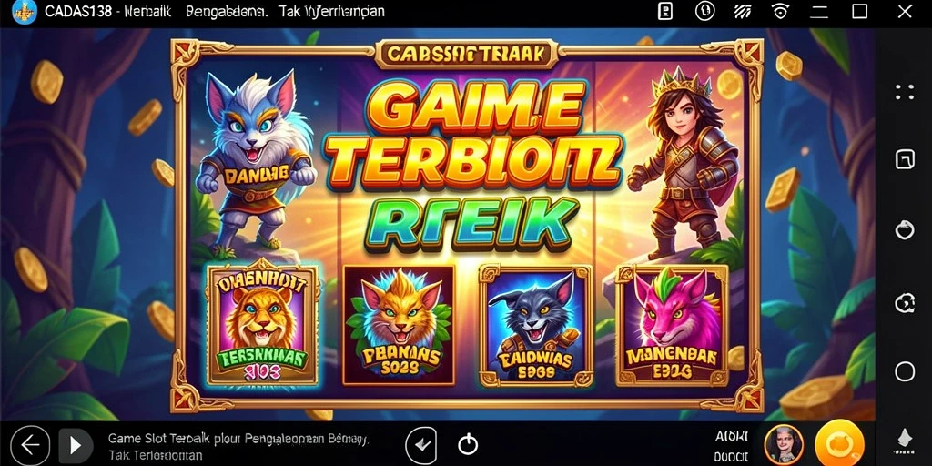 Screenshot CADAS138 menampilkan gameplay Slot yang seru dan menghibur.
