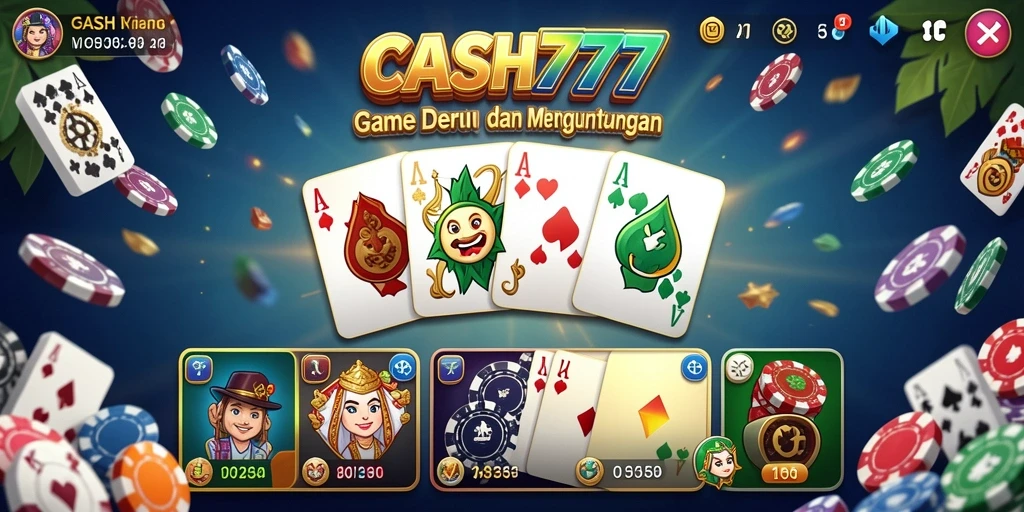 Gameplay seru dan interaktif dalam CASH777.