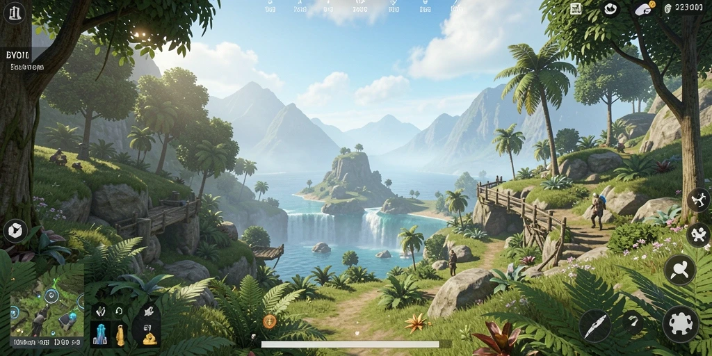 Gameplay menarik di dunia terbuka DYO1 yang penuh petualangan.
