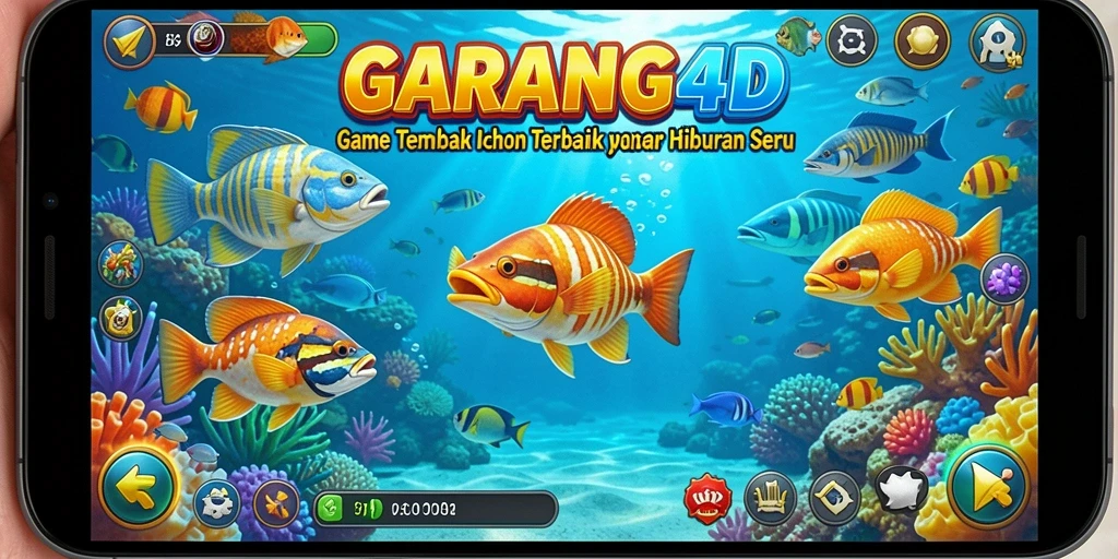 Tampilan gameplay GARANG4D yang seru dan penuh aksi Tembak Ikan.