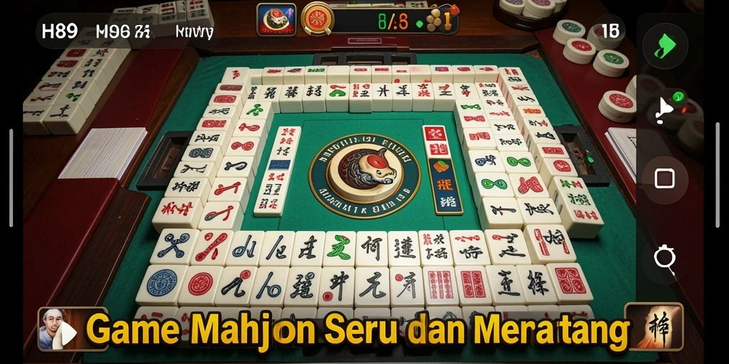 Tampilan gameplay Mahjong yang menarik di H89.