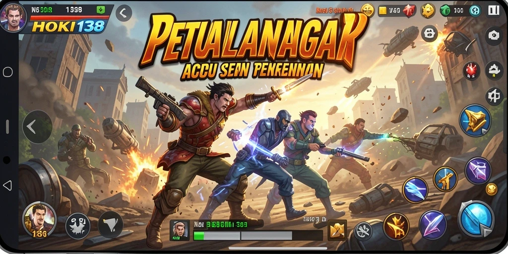 Tampilan aksi seru dalam gameplay HOKI138 yang mendebarkan.