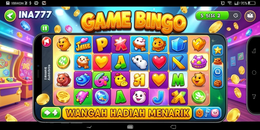 Tampilan gameplay menarik dari game Bingo INA777.