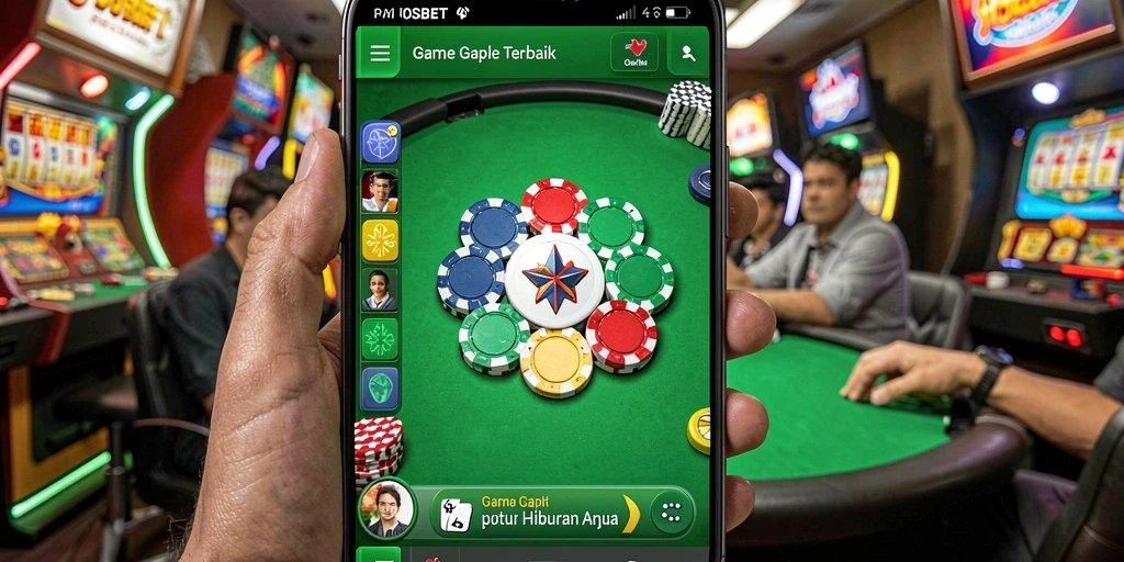 Tampilan gameplay Gaple yang seru dan interaktif di IOSBET.