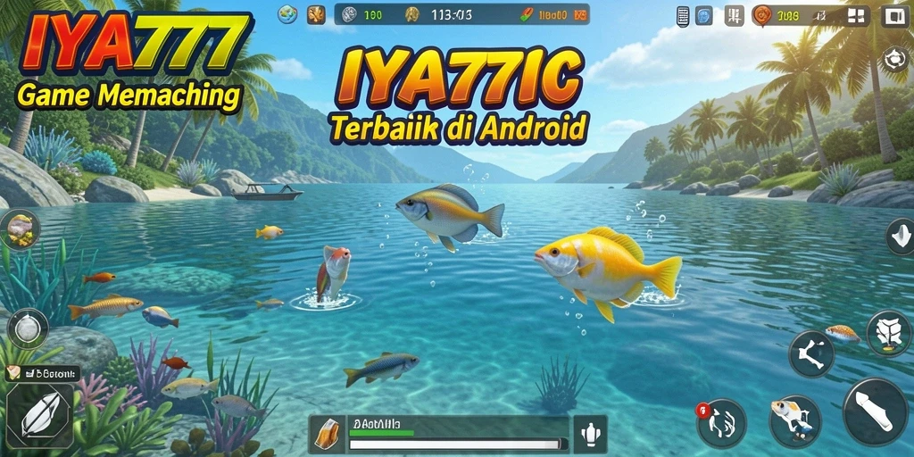 Tampilan gameplay yang menarik saat memancing di IYA777.