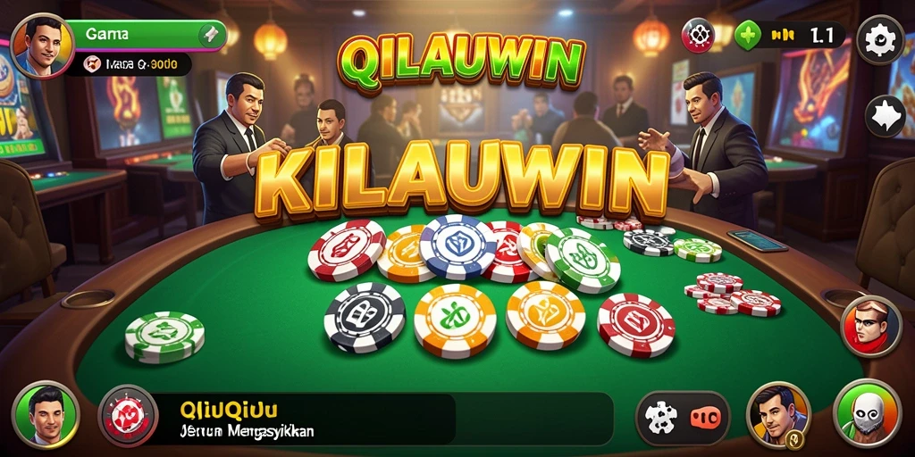 Tampilan gameplay QiuQiu yang menegangkan di KILAUWIN.