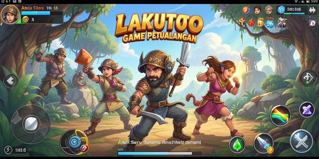 Tampilan gameplay mendebarkan dalam <strong>LAKUTOTO</strong> menunjukkan aksi yang intens.