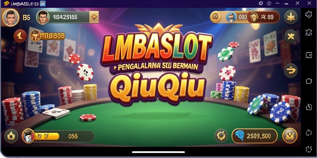 Tampilan gameplay seru di LMBASLOT dengan QiuQiu.