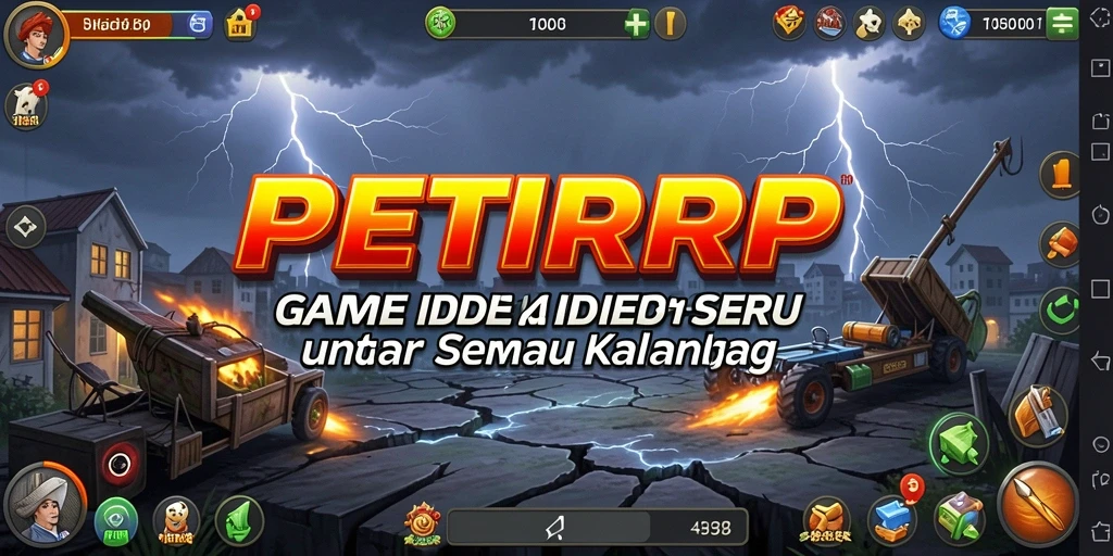 Screenshot utama PETIRRP menampilkan gameplay yang seru dan menantang.