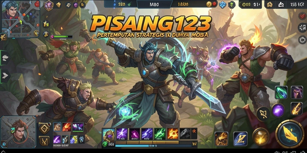 Screenshot mendebarkan dari gameplay dan pertempuran PISANG123.