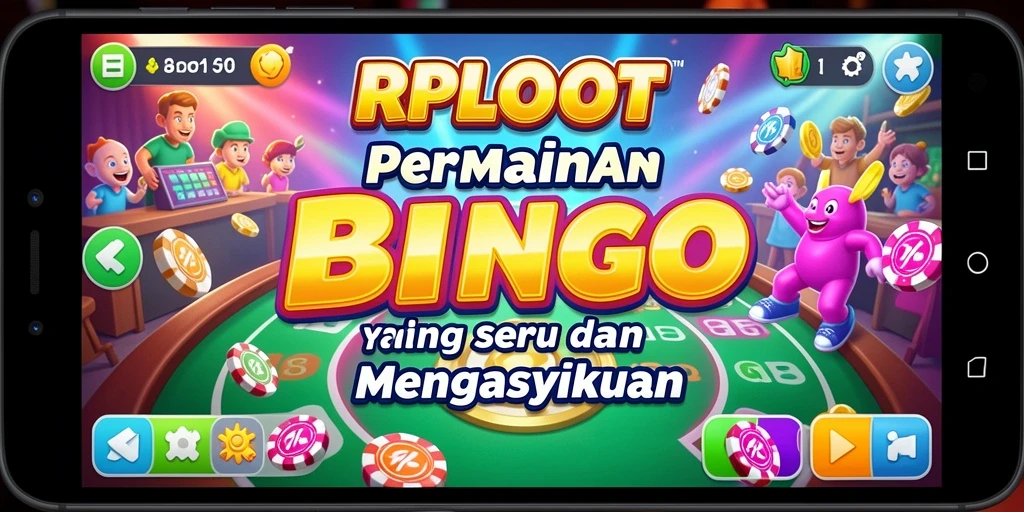 Tampilan menarik dari gameplay Bingo di RPLOOT.