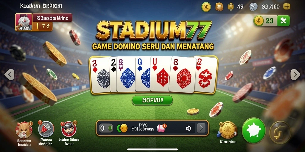 Tampilan menarik dari gameplay STADIUM77 yang seru.