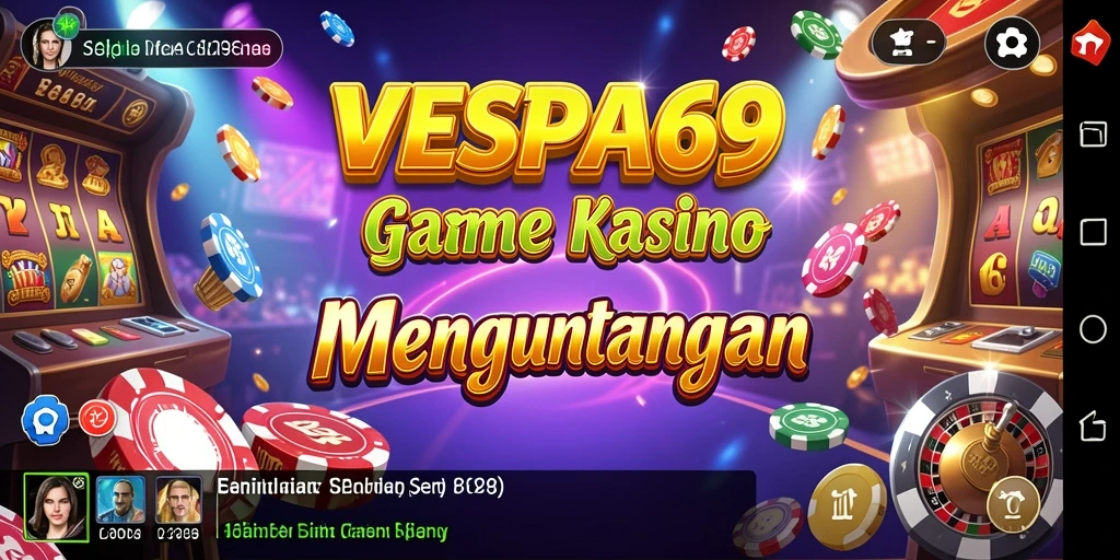 Tampilan menarik dari gameplay VESPA69 yang seru dan mengasyikkan.