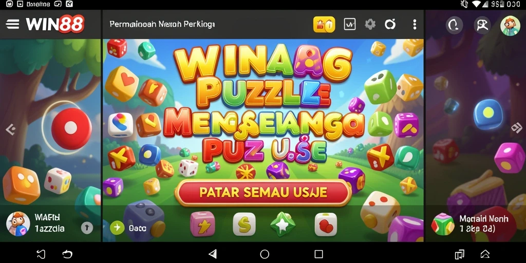 Screenshot gameplay WIN88 menampilkan tantangan Puzzle yang seru dan menarik.