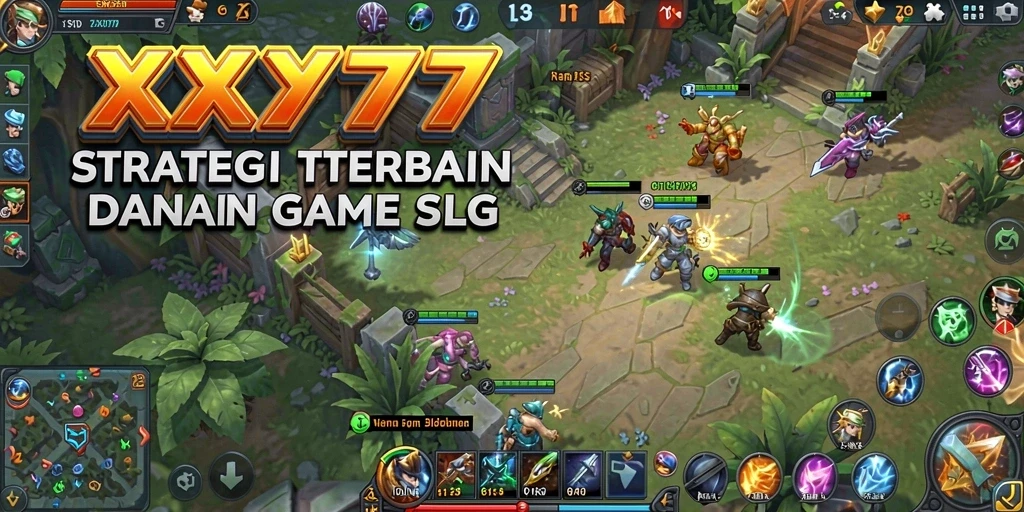Tampilan gameplay XXX777 menampilkan strategi menawan dan pertempuran seru.