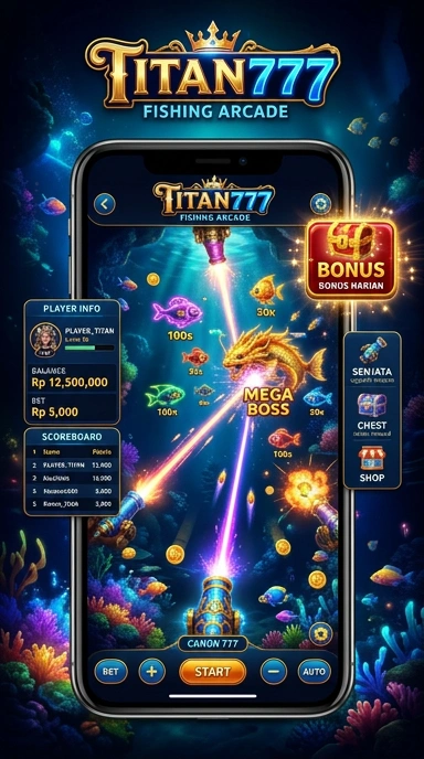 Tampilan antarmuka titan777 yang sederhana dan efisien.
