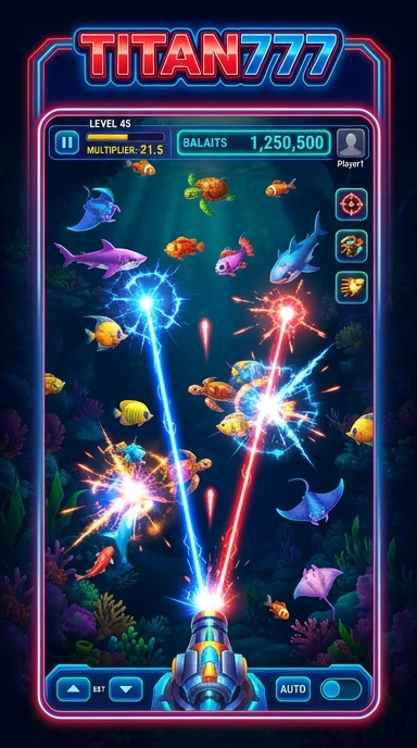 Screenshot aplikasi titan777 menunjukkan beragam kategori aplikasi.